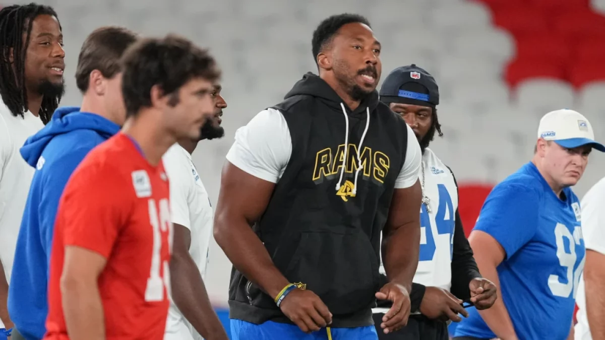 Rams: Sin plazo definido para el regreso de Myles Garrett tras la cirugía de rodilla